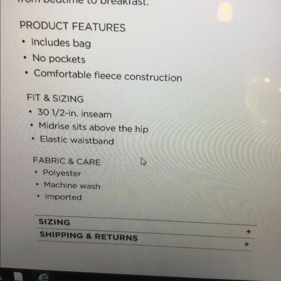 SO Holiday lounge/sleep Pants In a Bag - Picture 4 of 4